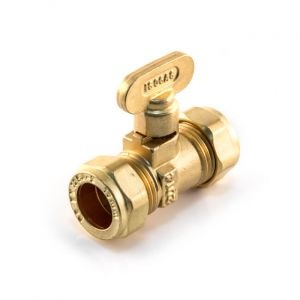 Brass Butterfly Rigid Gas Valve